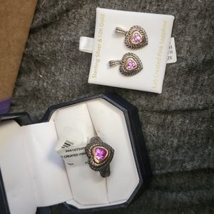 Matching earing and ring